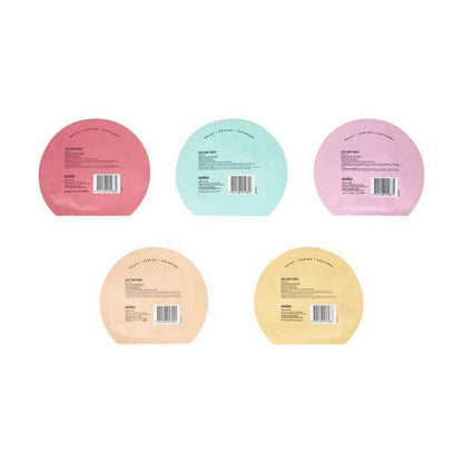 5 Pack Rejuvenating Face Masks