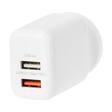 28.5W Dual USB-A Wall Charger - Anko