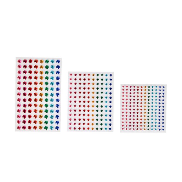 Rhinestone Stickers, 402 Pieces - Anko