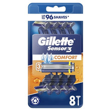 Gillette Sensor 3 Comfort Disposable Razors - 8 Pack