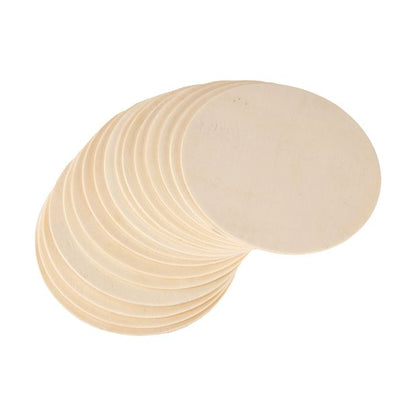 Plywood Coasters, 16 Pack - Anko
