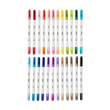 Dual Tip Brush Markers, 24 Pack - Anko