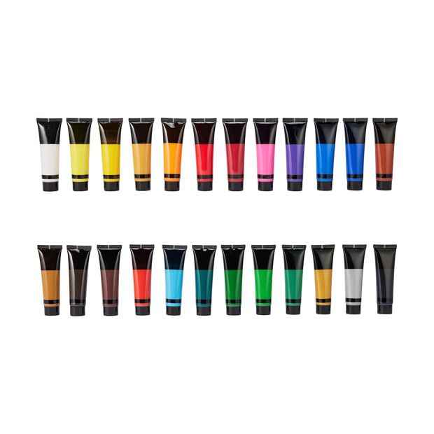 Acrylic Paint Set, 24 Pack - Anko