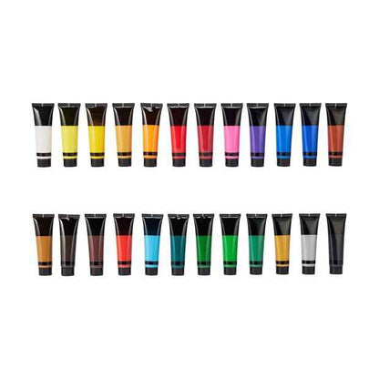 Acrylic Paint Set, 24 Pack - Anko