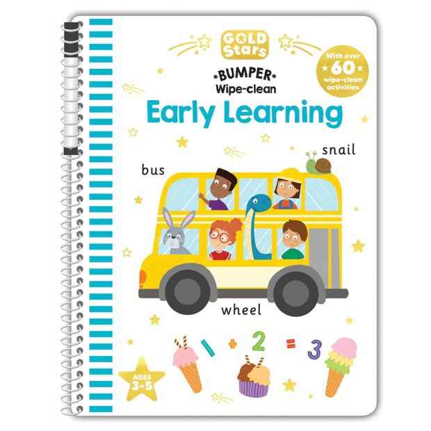 Gold Stars: Bumper Wipe-Clean Early Learning Activity Book