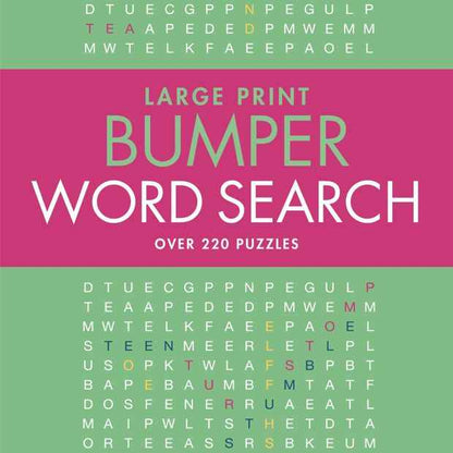 Large Print Bumper Word Search