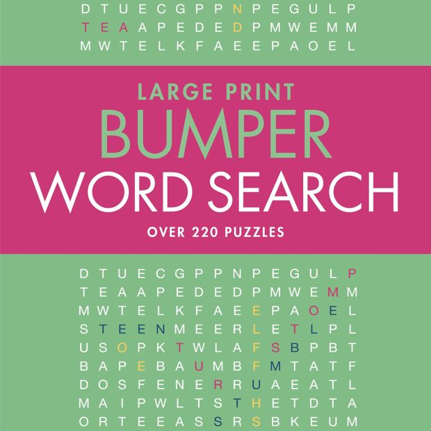 Large Print Bumper Word Search