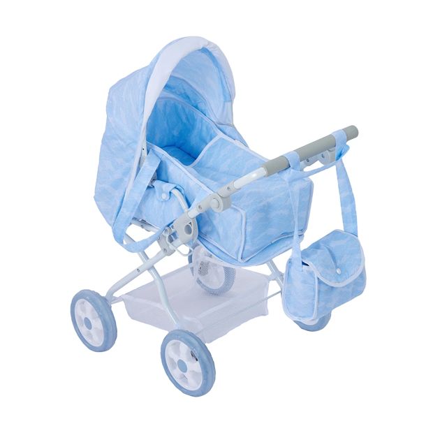 Deluxe Toy Pram & Bag, 4 Piece  Set - Anko