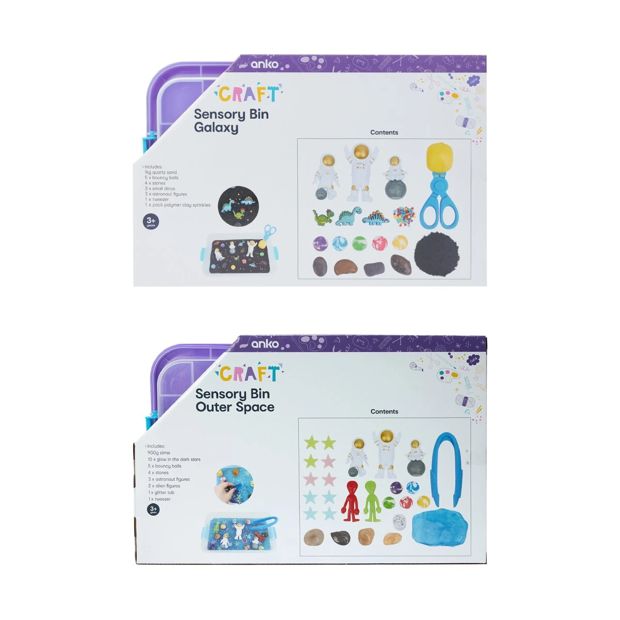 Galaxy/Outer Space Sensory Bin Set, Assorted - Anko