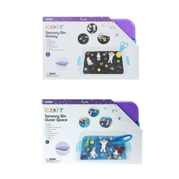 Galaxy/Outer Space Sensory Bin Set, Assorted - Anko