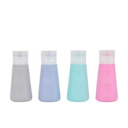 4 Pack Travel Solutions Silicone Bottles