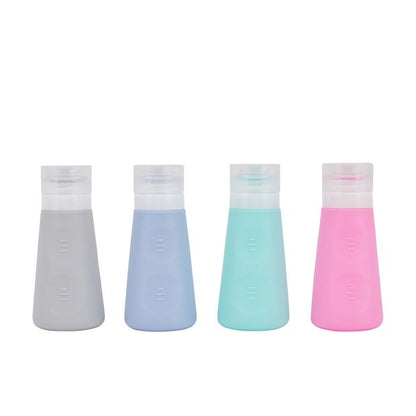 4 Pack Travel Solutions Silicone Bottles