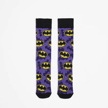 Retro Batman Logo Crew Socks - Swag