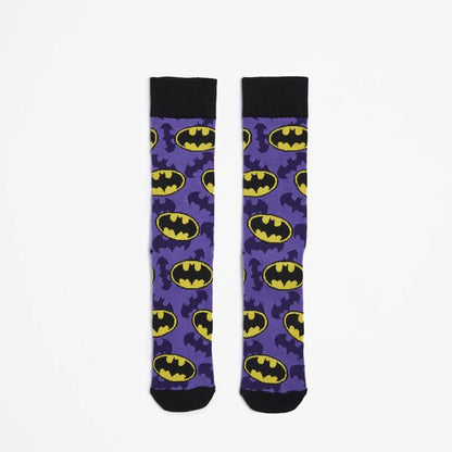 Retro Batman Logo Crew Socks - Swag