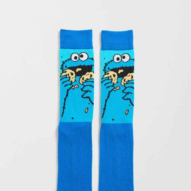 Cookie Monster Licensed Crew Socks - Swag