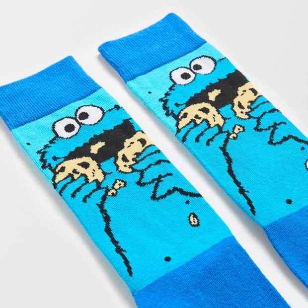 Cookie Monster Licensed Crew Socks - Swag
