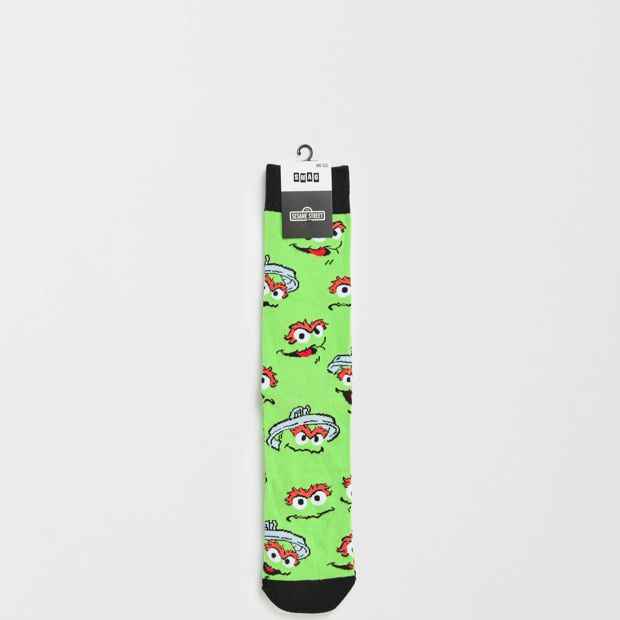 Oscar the Grouch Licensed Crew Socks - Swag