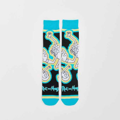 Character Print Crew Socks - Cotton Blend