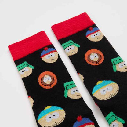 Character Print Crew Socks - Cotton Blend