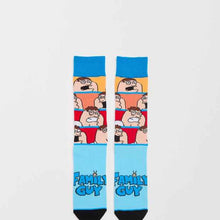 Cartoon Character Crew Socks - Cotton Blend