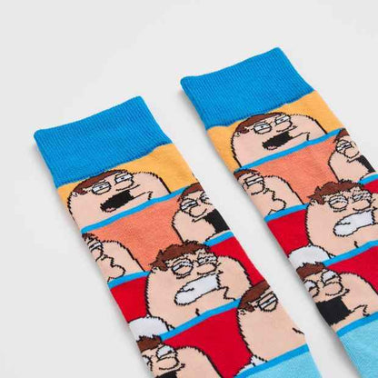 Cartoon Character Crew Socks - Cotton Blend