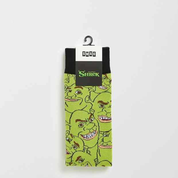 Swag Shrek Crew Socks