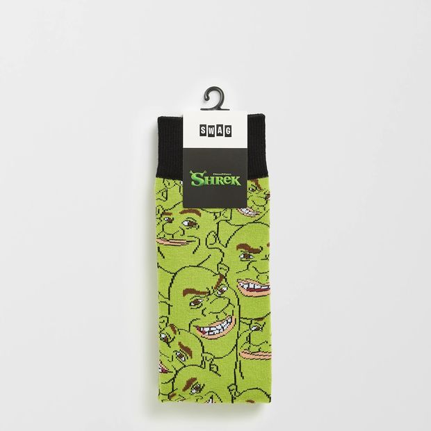 Swag Licensed Crew Socks - Shrek