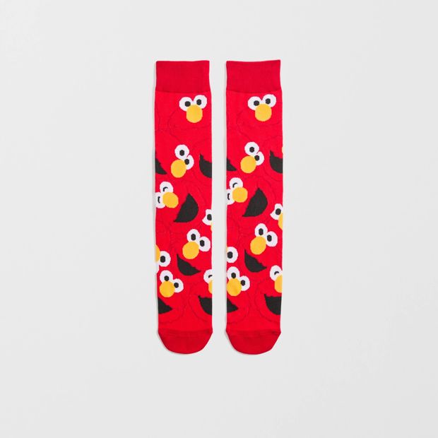 Swag Licensed Crew Socks - Sesame Street Elmo