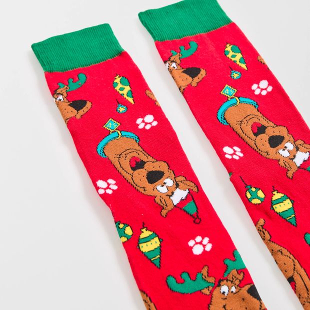 Swag Licensed Crew Socks - Christmas Scooby Doo