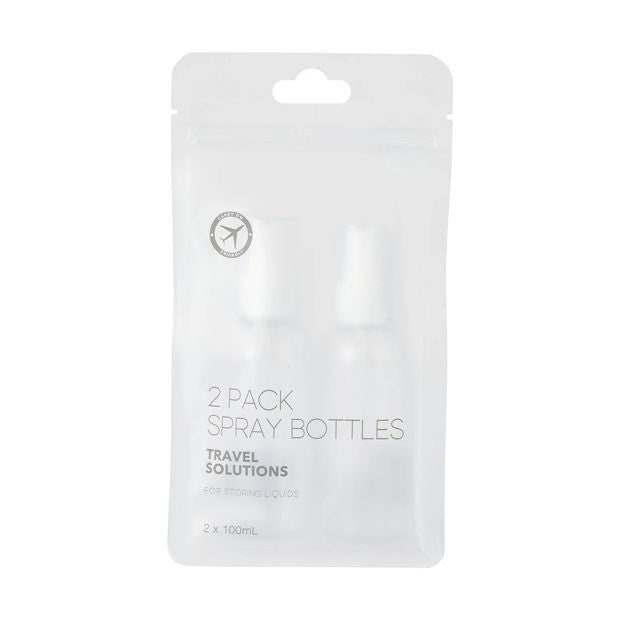 2 Pack Travel Solutions Spray Bottles
