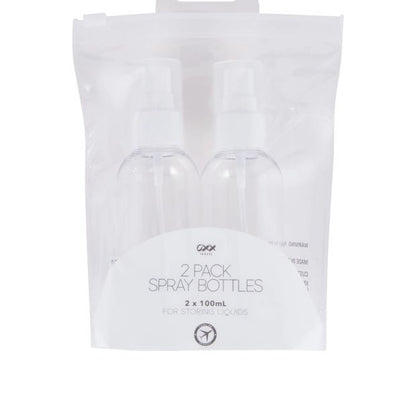 2 Pack Travel Solutions Spray Bottles