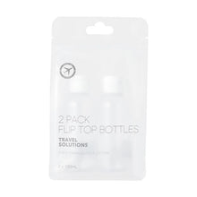 2 Pack Travel Solutions Flip Top Bottles