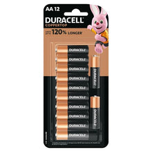 Duracell Coppertop AA 1.5V Alkaline Batteries - 12 Pack