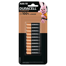Duracell Coppertop AAA 1.5V Alkaline Batteries - 10 Pack