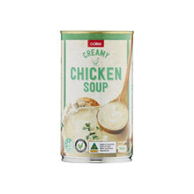 COLES CREAMY CHICKEN SOUP 500G