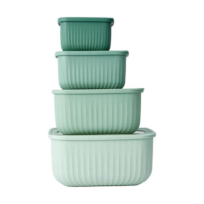 Rectangle Nested Food Storage Set 4 Piece - Anko