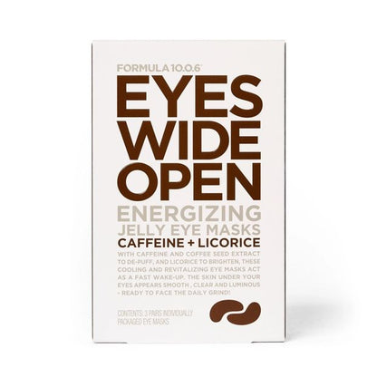 Formula 10.0.6 Eyes Wide Open Eye Masks 3 Pairs