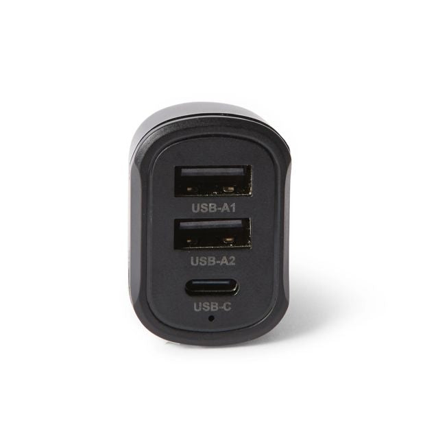 Car Charger with USB and USB-C - Anko