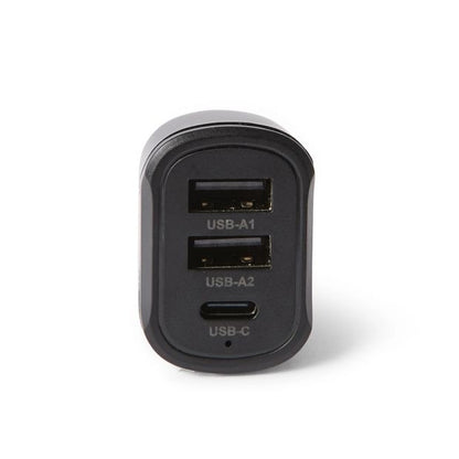 Car Charger with USB and USB-C - Anko