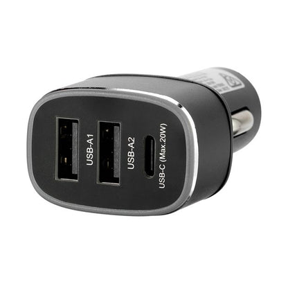 Car Charger with USB and USB-C - Anko