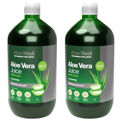 Aloe Medi Aloe Vera Inner Leaf Juice 2 x 1L