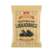 COLES SOFT LIQUORICE 300G