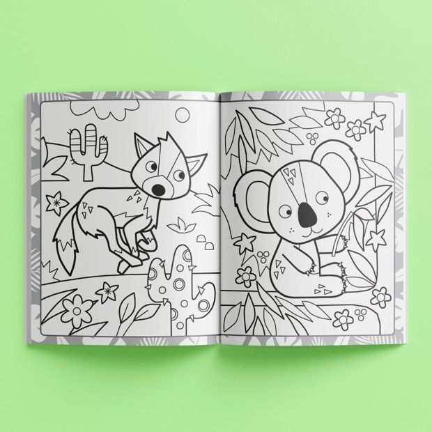 Megatastic Colouring: Animals - Book
