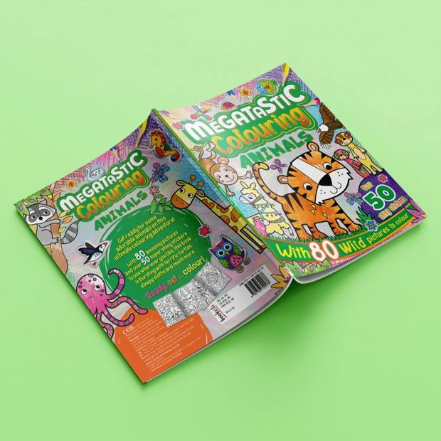 Megatastic Colouring: Animals - Book