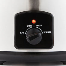 5L Slow Cooker - Stainless Steel Exterior, Ceramic Pot