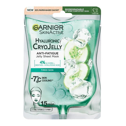 Garner SkinActive Anti-Fatigue Jelly Sheet Mask 27g - Hyaluronic CryoJelly