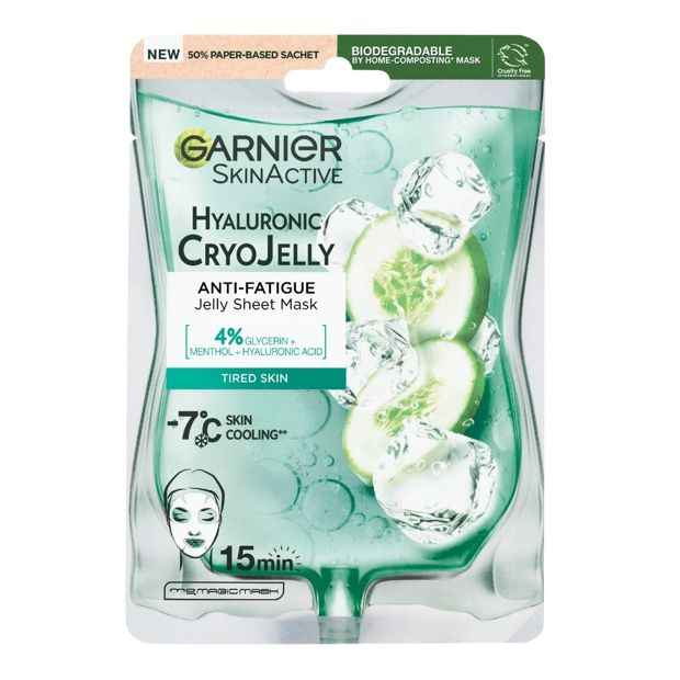 Garner SkinActive Anti-Fatigue Jelly Sheet Mask 27g - Hyaluronic CryoJelly
