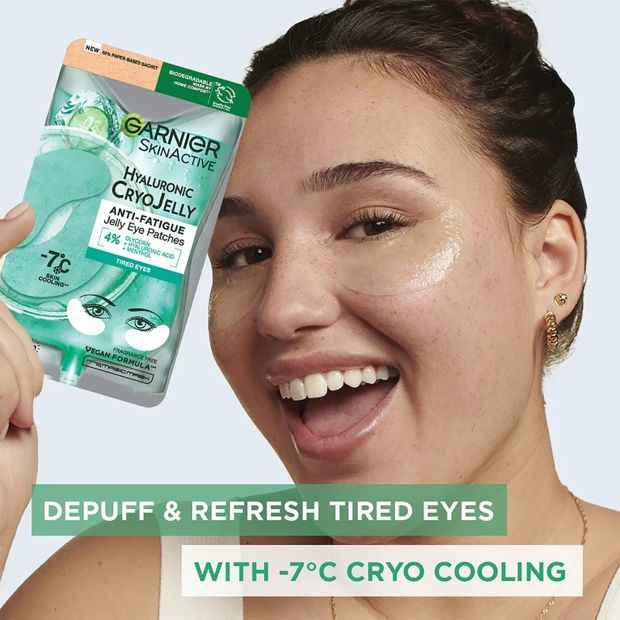 Garnier SkinActive Anti-Fatigue Jelly Eye Patches 5g - Hyaluronic CryoJelly