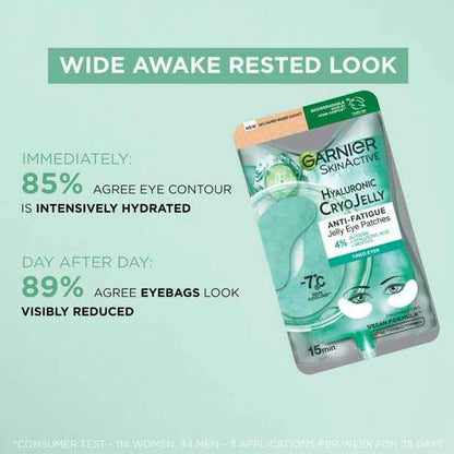 Garnier SkinActive Anti-Fatigue Jelly Eye Patches 5g - Hyaluronic CryoJelly