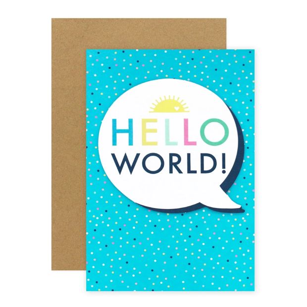 Connections from Hallmark New Baby Congratulations Card - Too Cute